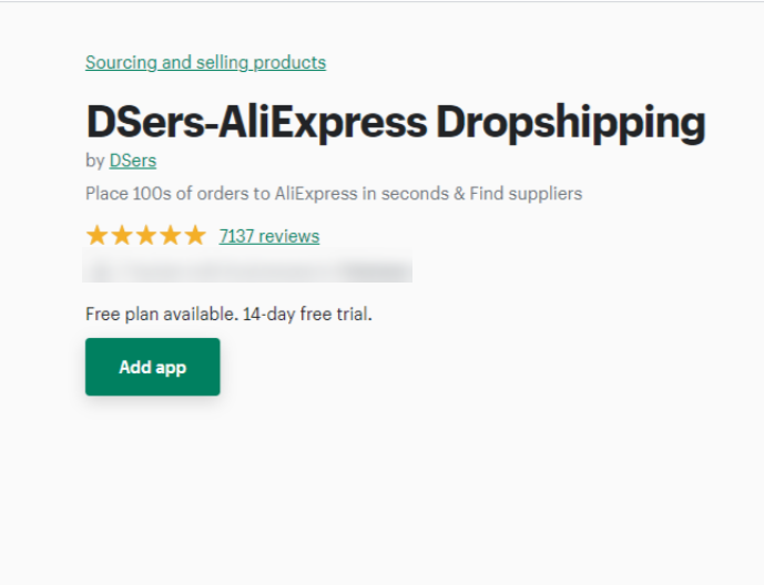 DSers on Shopify