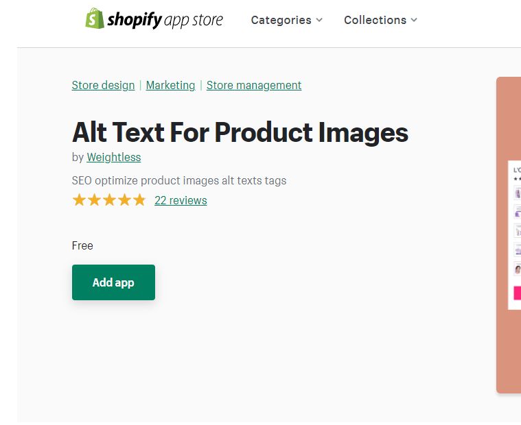 Alt Text For Product Images