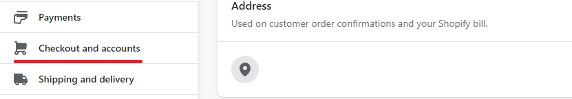 Shopify click checkout and accounts