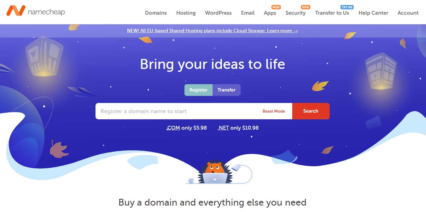 Namecheap Domains