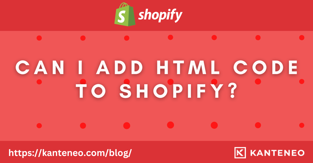Add Html Code To Shopify