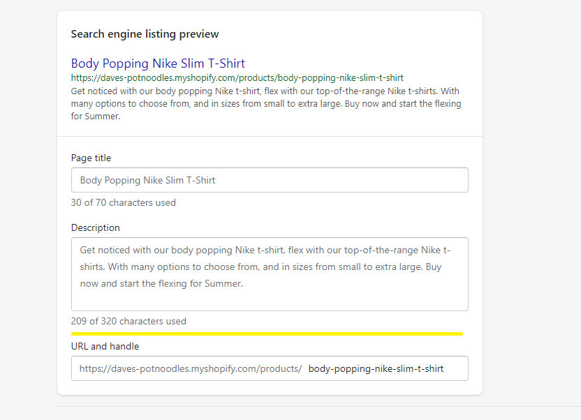 Product SEO Description