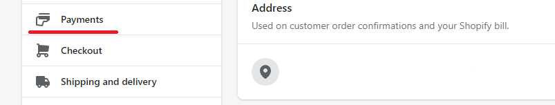 Shopify payments button