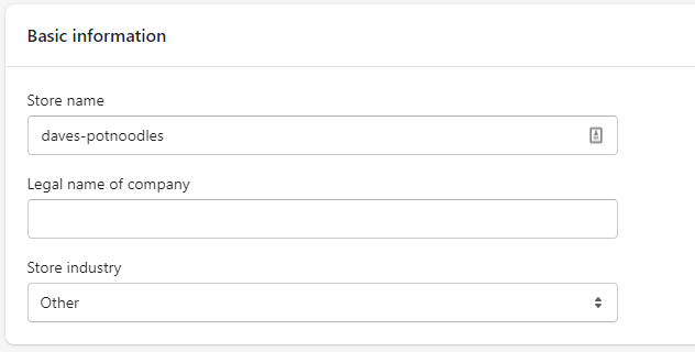 Shopify basic information