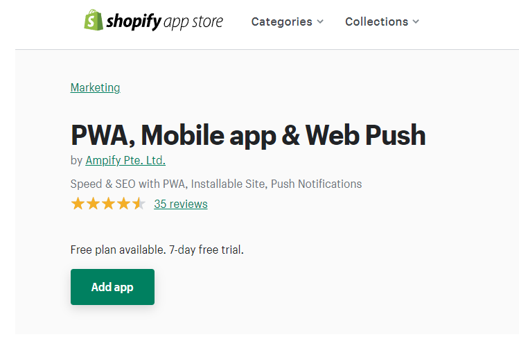 PWA, Mobile app & Web Push