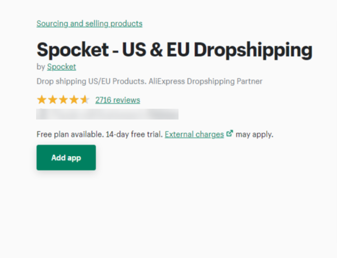 Spocket - US & EU Dropshipping