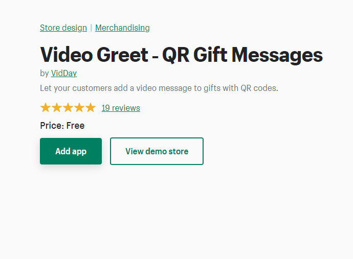 Video Greet - QR Gift Messages